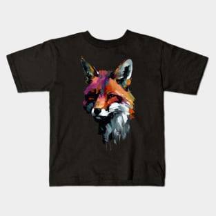 Fox portrait Kids T-Shirt